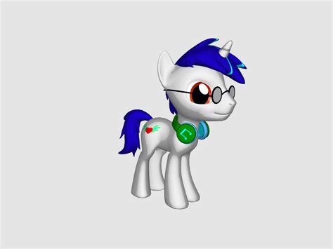 3d Pony Model 1 Right Side By Flairthedark On Deviantart