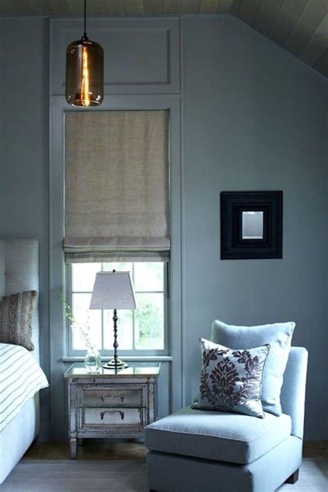 farrow  ball blue gray walls  trim   color bedroom color