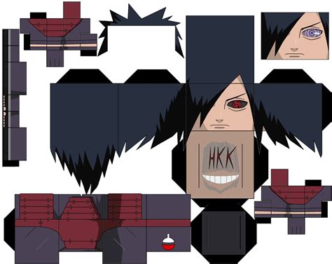 It develops fine motor skills, thinking, and fantasy. Madara Paper Toy | Free Printable Papercraft Templates
