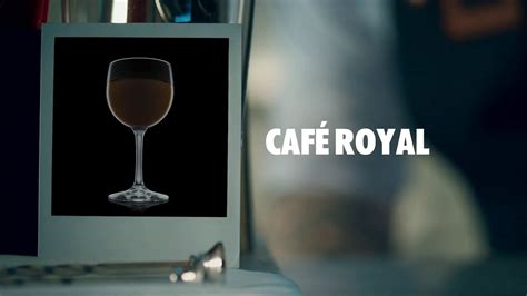 CafÉ Royal Drink Recipe How To Mix Youtube