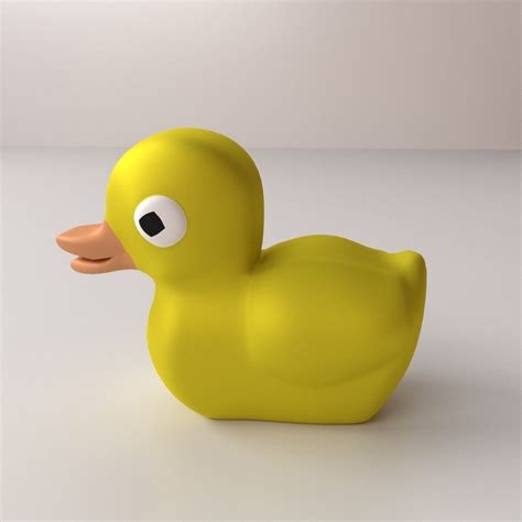 Rubber Ducky 3d Model 3ds Fbx Blend Dae