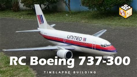 Rc Boeing 737 Complete Build And Fly Timelapse Youtube