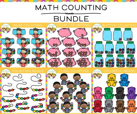 Learn To Count With This Huge Bundle Of Counting Clip Art Math