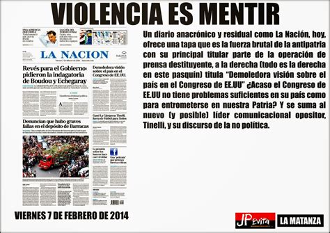 Violencia Es Mentir Viernes 7 De Febrero De 2014 Movimiento Evita