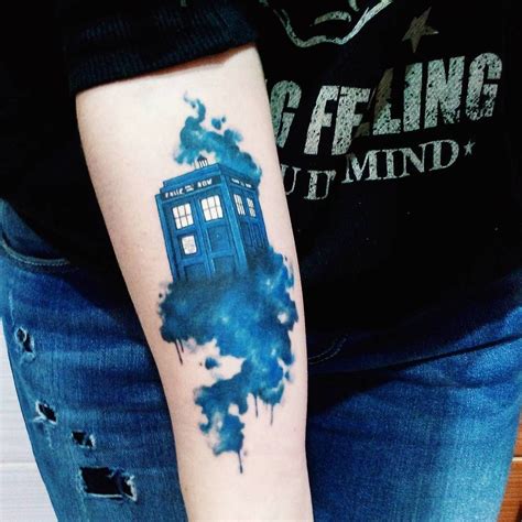 Tardis Tattoo Doctor Who Tattoos Tardis Tattoo Dr Who Tattoo