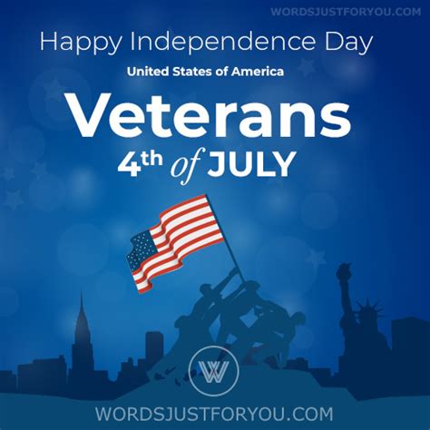 Happy 4th Of July Veterans  6415 Original