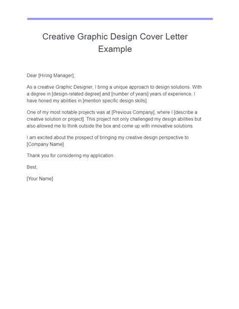 19 Graphic Design Cover Letter Examples How To Write Tips Examples