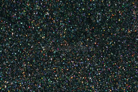 Black Holographic Glitter Digital Paper Background Texture