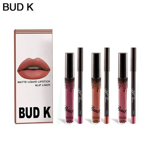 Bud K Brand Matte Liquid Lip Glosslips Pencil Makeup Lasting Waterproof Mate Lip Gloss Rouge