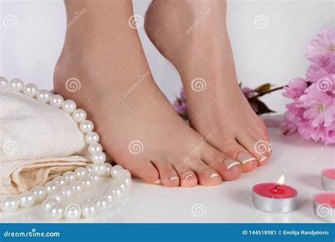 Ultimate Relaxation: a Moment of Bliss for Your Feet Stock Image