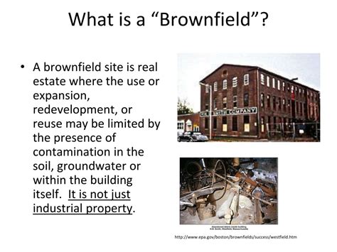 Ppt What Is A “brownfield” Powerpoint Presentation Free Download