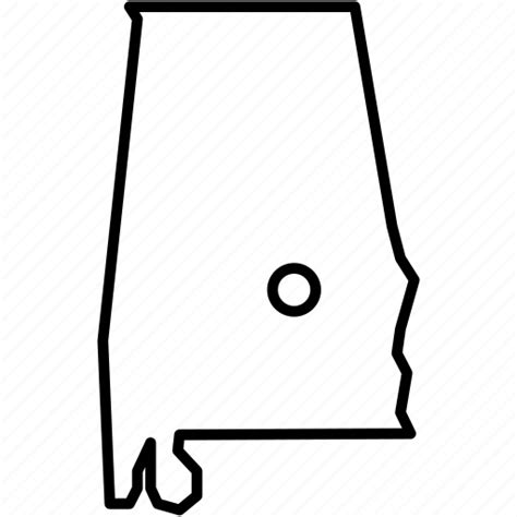 Alabama America City Federal Montgomery Republic State Icon