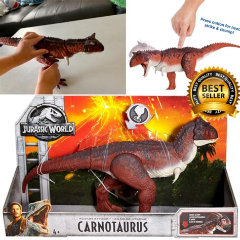 New Mattel Jurassic World Dino Rivals Destroy N Devour Carnotaurus Rex