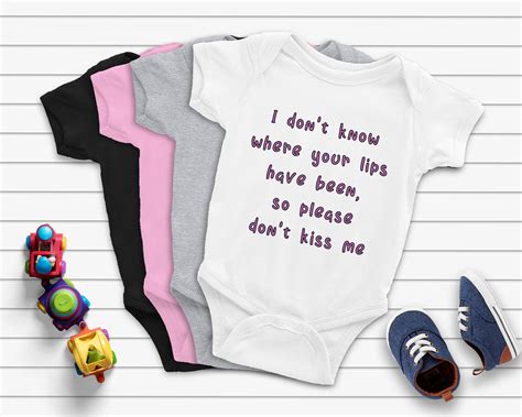 Your Germs Are Too Big For Me No Kissing Please Newborn Bodysuit