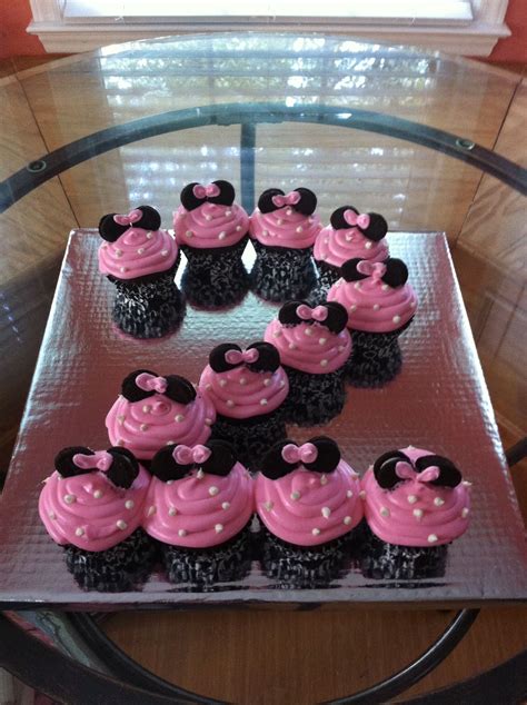 Minnie Mouse Cupcakes Minnie Mouse Birthday Party Minnie Mouse