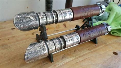 Maybe you would like to learn more about one of these? Custom lightsabers | Lightsaber design, Star wars light ...
