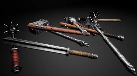Medieval Melee Weapons Pack In Weapons Ue Marketplace