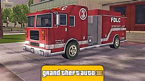 Gta 3 Original Vehicle Mission Firefighter 20 Fires On Each
