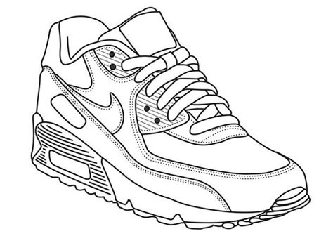 Nike Running Shoe Coloring Page Amanda Gregory S Coloring Pages