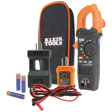 Clamp Meter Electrical Test Kit Cl120kit Klein Tools For