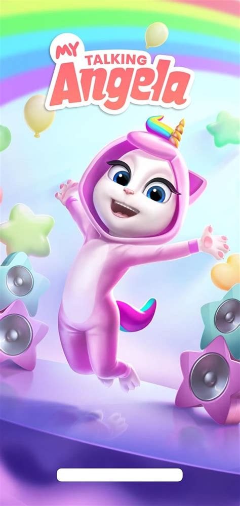 My Talking Angela 1 Update Febuary 2022 Loading Screen Unicorn Time