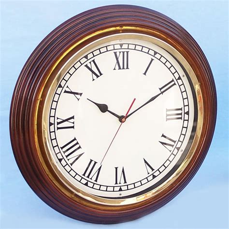 Get all of hollywood.com's best movies lists, news, and more. Buy Rosewood/Brass Wall Clock 17in - Nautical Decor