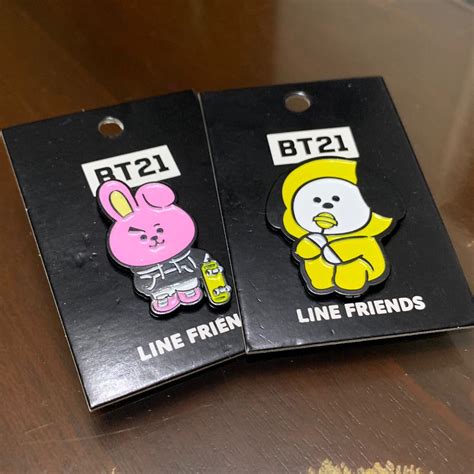 Bt21 Enamel Pins Hot Topic Exclusive Hobbies And Toys Memorabilia