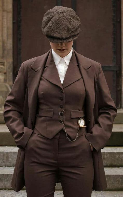 By Order Of The Peaky Blinders 🤎 Woman In Suit Old Fashion Dresses Suits For Women