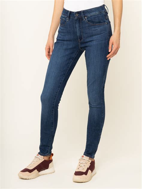 G Star Raw Jeansy D05175 8968 9362 Granatowy Skinny Fit Modivo Pl