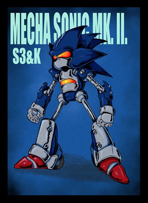 Mecha Sonic Mkii By Katlike Rider On Deviantart