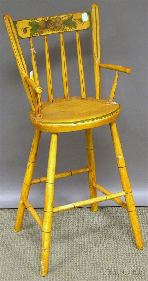 Windsor Thumb Back High Chair Old Wooden Chairs Office Chair Without