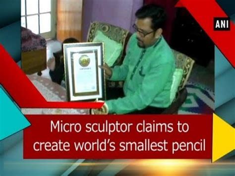 Micro Sculptor Claims To Create Worlds Smallest Pencil Uttarakhand