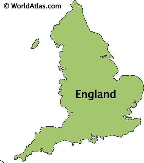 Mapas De Inglaterra Atlas Del Mundo
