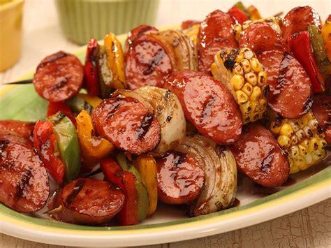 Hot Smoked Sausage Kabobs Recipe Boar S Head