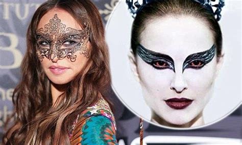 Camilla Franks Wears Intricate Face Mask Teamed With Plunging Neckline