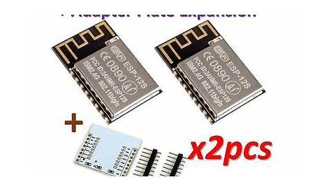 2pcs ESP-12S ESP12S ESP8266 Serial WIFI Module (upgrade ESP-12) +Plate