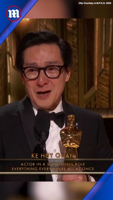 How Ke Huy Quan Resurrected His Career To Win An Oscar Academy Awards Career You Deserve