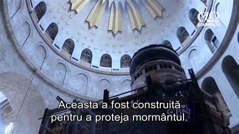 17 decembrie 2017,ora 4,07 zori de zi ! Lucrări de restaurare la mormântul lui Isus în Ierusalim ...