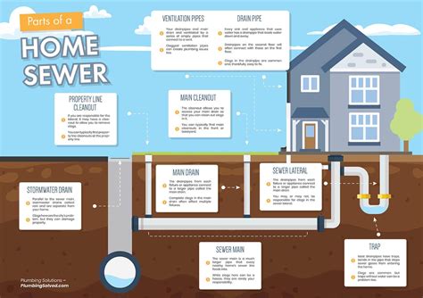 Parts Of A Home Sewer System Infographic