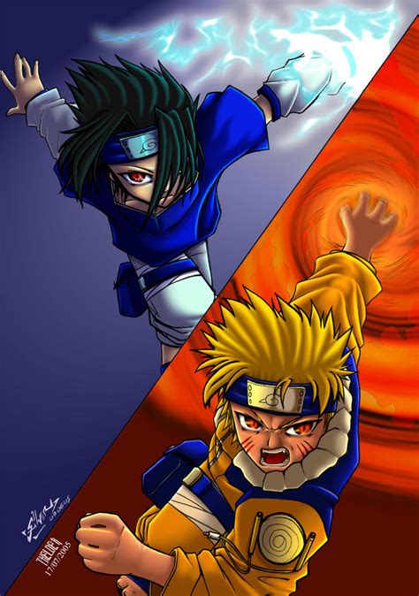 Naruto Rasengan Vs Chidori By Thelder Sama On Deviantart