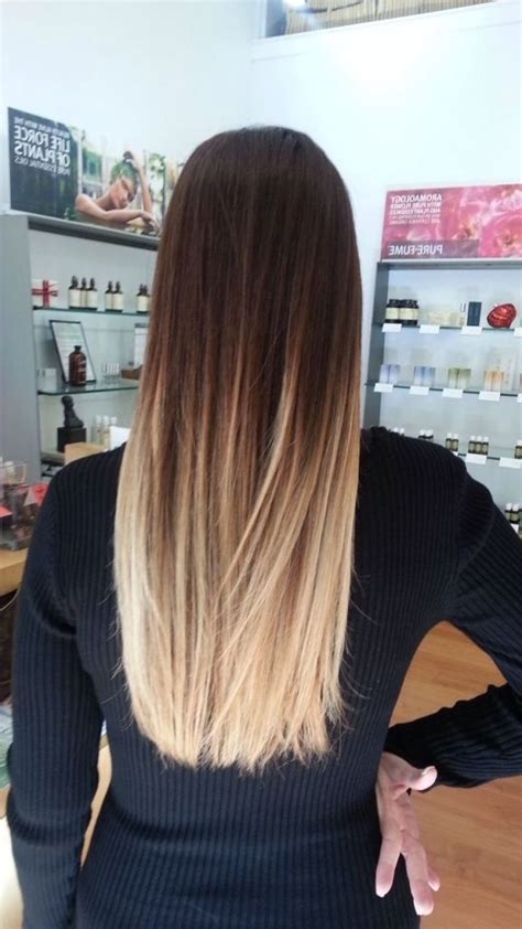 Straight Ombre Hair Straight Ombre Hair Blond Ombre Brunette Balayage