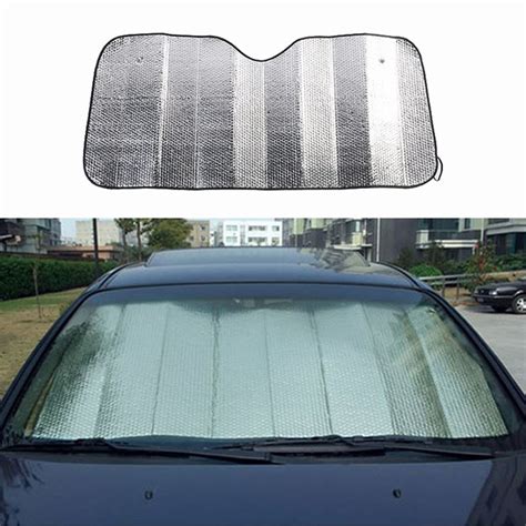 Car Foldable Sun Shade Windshield Visor Window Heat Reflective Folding Block Shopee Philippines