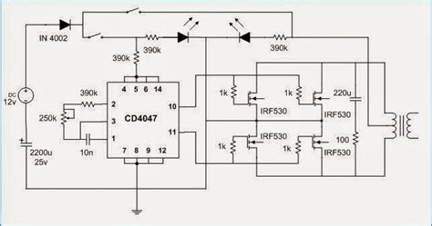 Baru Rangkaian Inverter Fasa Skema Inverter