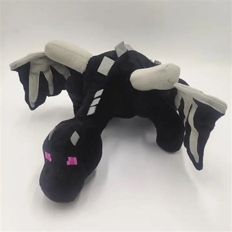 Large 24” Minecraft Mojang Jinx Black Ender Dragon Plush Stuffed Animal