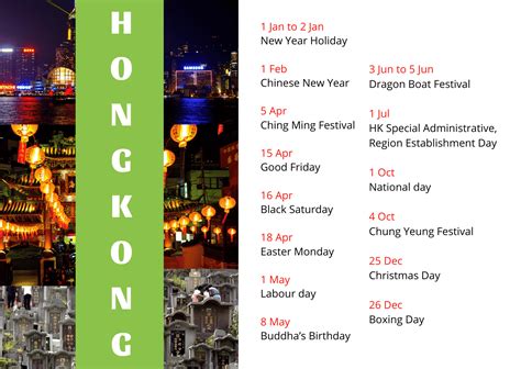 Hong Kong And China Public Holidays In 2022