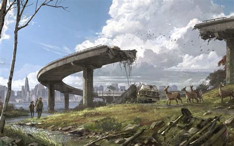 Apocalyptic City The Last Of Us Hd Wallpapers Desktop And Mobile
