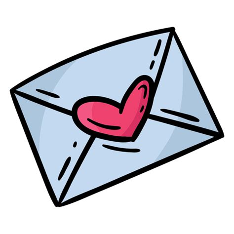 Love Letter With Heart Sticker Colored Png And Svg Design For T Shirts