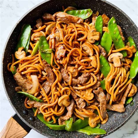 Easy Beef Noodle Stir Fry Story Casually Peckish