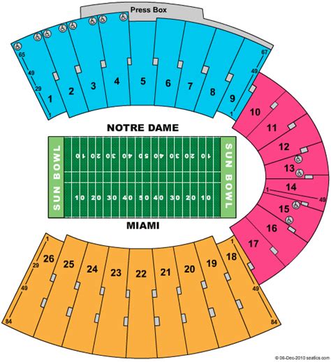 Texas Bowl Seating Chart