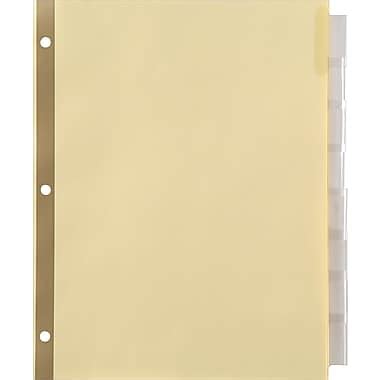 We would like to show you a description here but the site won't allow us. Staples Insertable Big Tab Dividers with Buff Paper, Clear ...